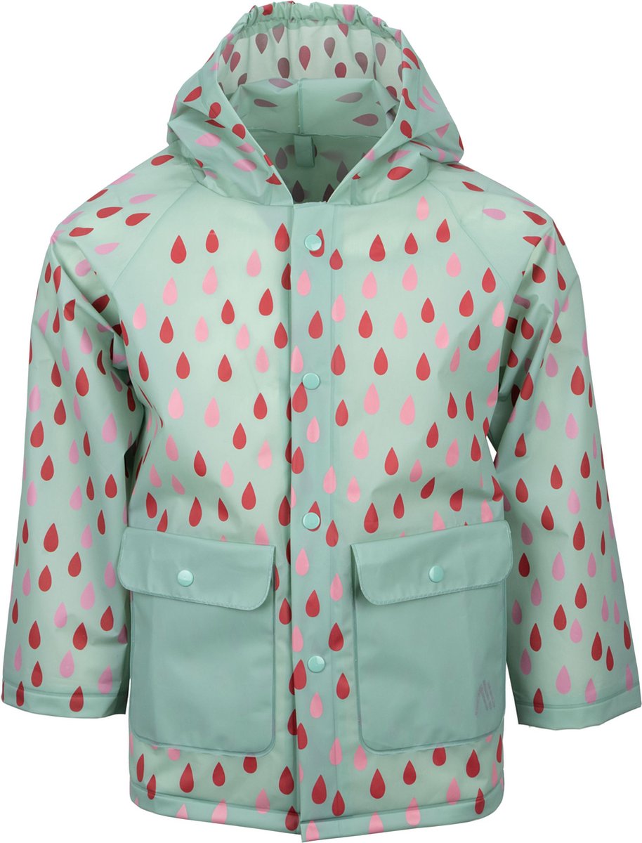 Ralka Regenjas - Kinderen - Groen - Maat 98/104 - Met Capuchon - 100% EVA