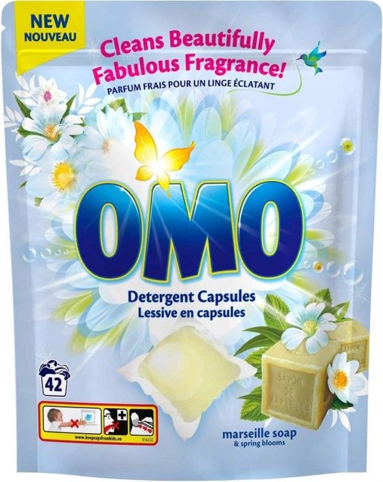 Omo Wascapsules Marseille 42 stuks