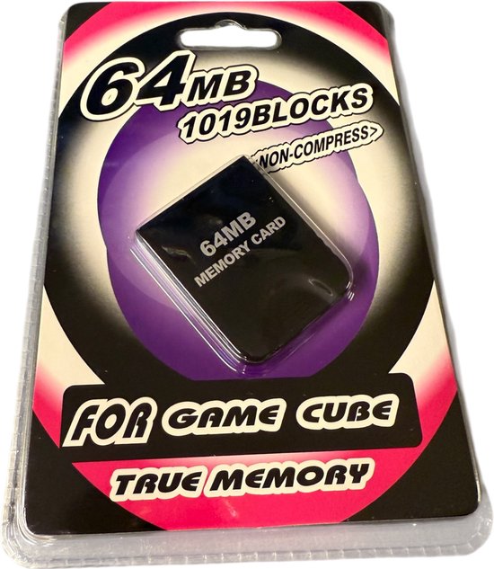 Foto: Easyonnet 128mb memory card for nintendo wii gamecube geheugenkaart