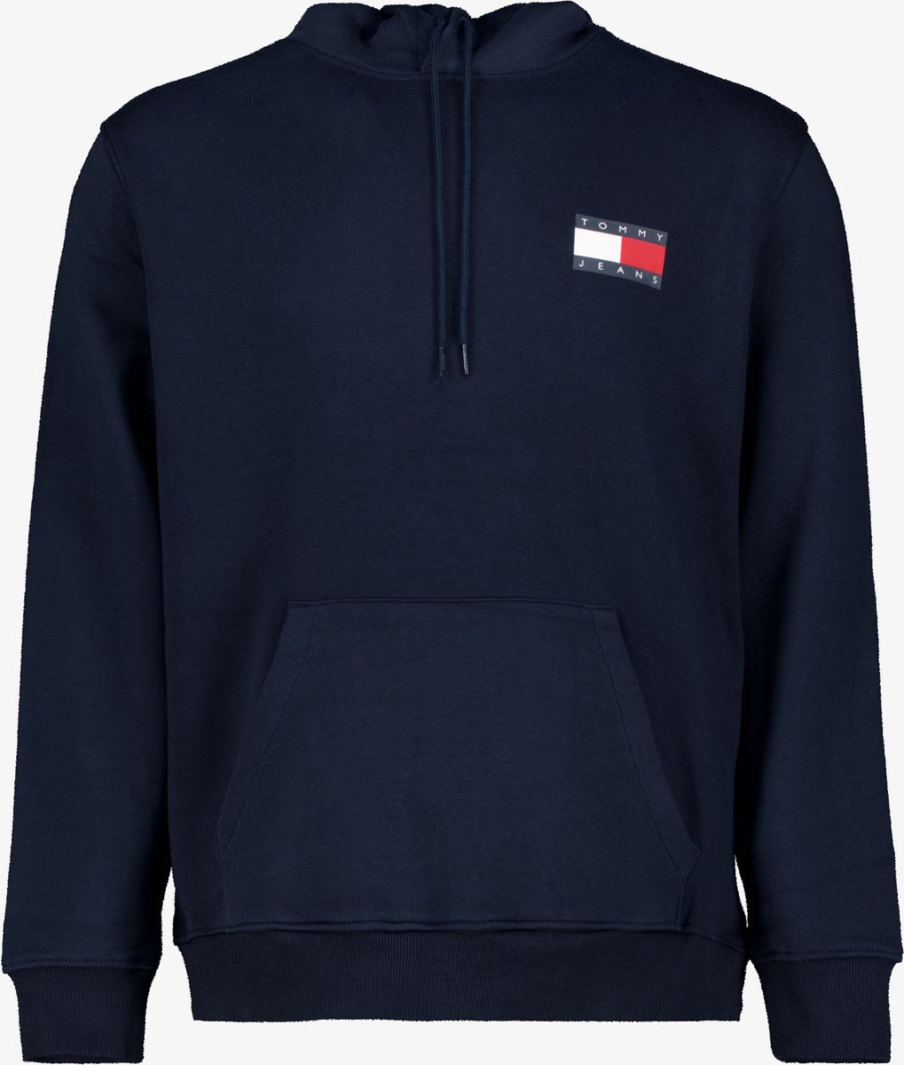 Tommy Jeans Tjm Reg Essential Flag Hood Ext Blauw