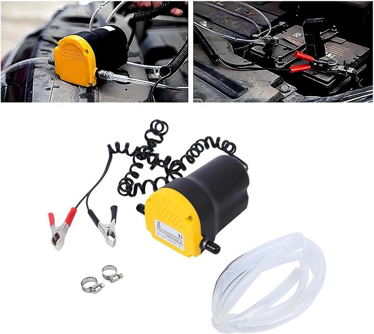 Olie-afzuigpomp voor auto motorfiets quad bestelwagen vrachtwagen boten - elektrische oliepomp voor dieselafzuiging .