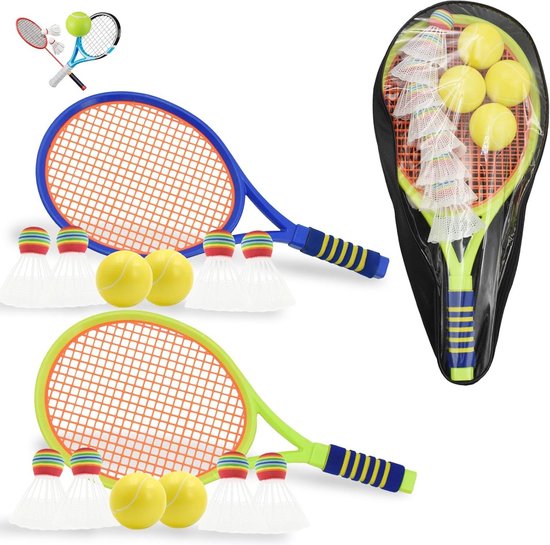 Dual-Purpose Badminton Tennis Suit - Racket Pair Multi-Ball Storage Bag ...
