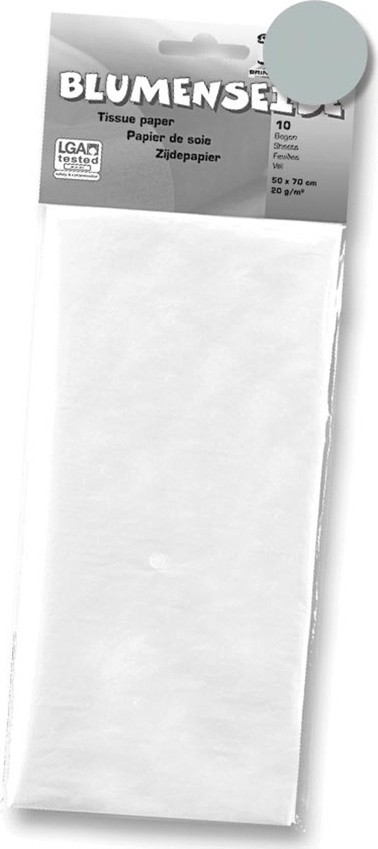 Folia zijdepapier zilver