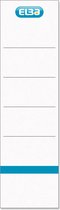 Etiquettes dos Elba dos de 8 cm format 19x59 cm blanc 10 p