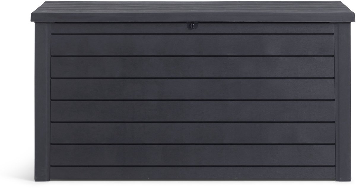 KESSER 290 L Storage Box with Wheels Handles 100 kg Load Capacity Smart Click System Box Garden Box Cushion Box Anthracite