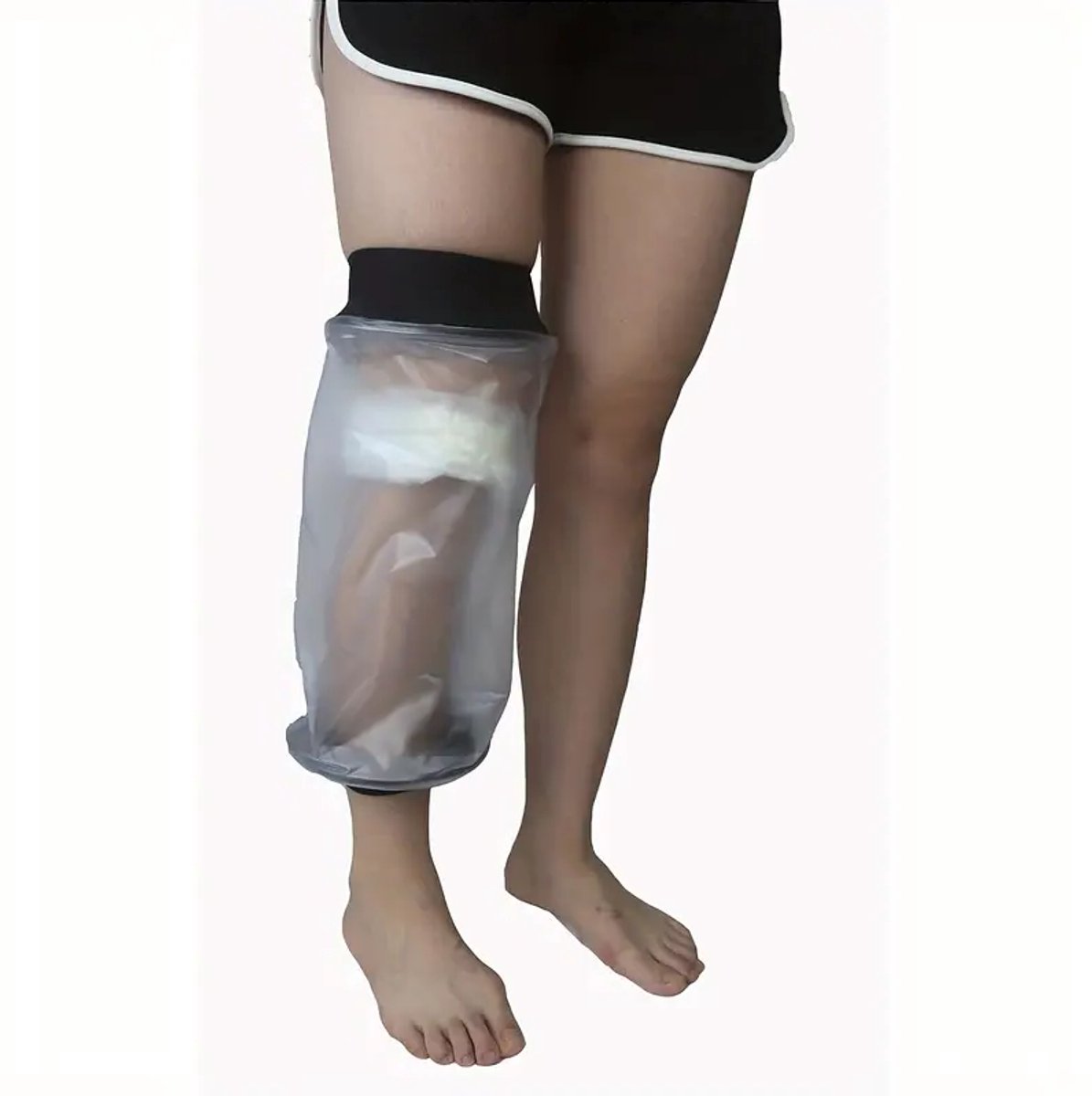 Dutchers.® Douchehoes Been - * - Premium - Waterdichte Gipshoes - Douchehoes Knie - Herbruikbaar - Gips- & Verbandbeschermer - Gipshoes Been - Hoogwaardige Siliconen - Flexibel, Comfortabel & Veilig - Hygiënisch - Fijn in Gebruik - Waterdicht