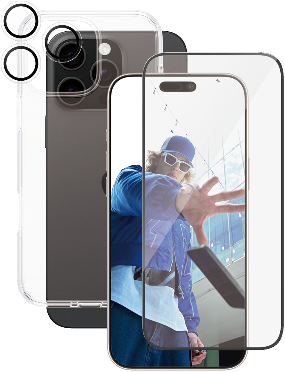 PanzerGlass CARE by PG3-in-1 Bundle iPhone16 6.9 Pro (B1356+2864+1286)