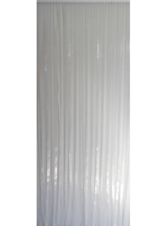 Folie deurgordijn versiering - transparant - 244 x 91 cm - wand | Fun