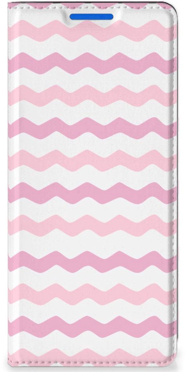 OPPO Reno 6 Pro Plus 5G Hoesje met Magneet Waves Roze