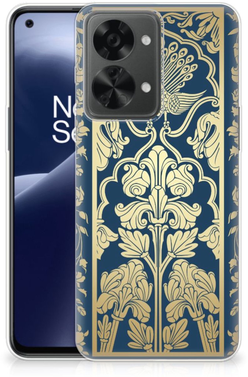 OnePlus Nord 2T TPU Case Beige Flowers