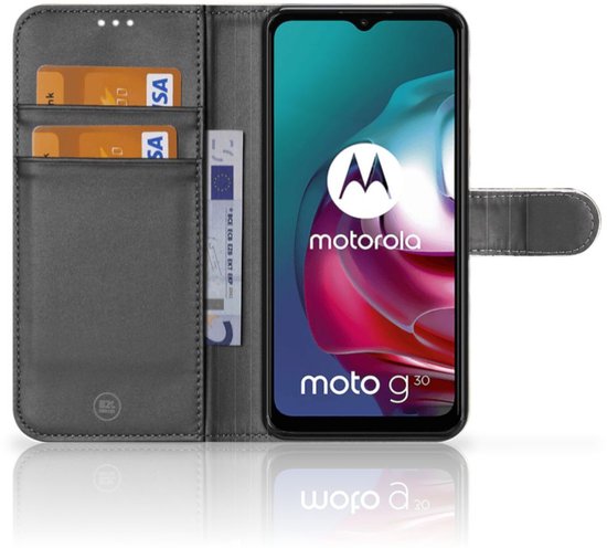 Étui pour téléphone portable Motorola Moto G10 | G20 | Housse de protection G30 avec photo Bébé léopard