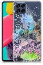 Coque pour Samsung Galaxy M53 TPU Bumper Silicone Étui Housse Oiseau
