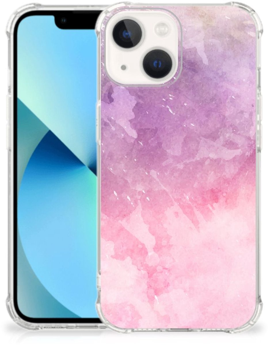 Back Cover iPhone 13 mini Pink Purple Paint