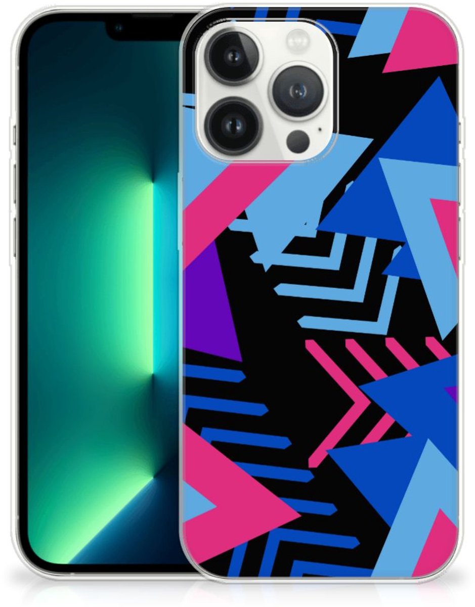 iPhone 13 Pro Max TPU Hoesje Funky Triangle