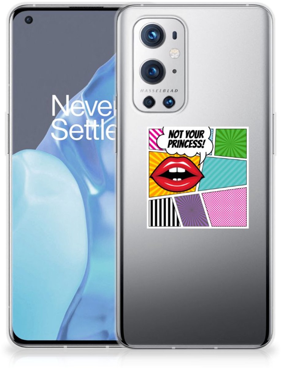 OnePlus 9 Pro Silicone Back Cover Popart Princess