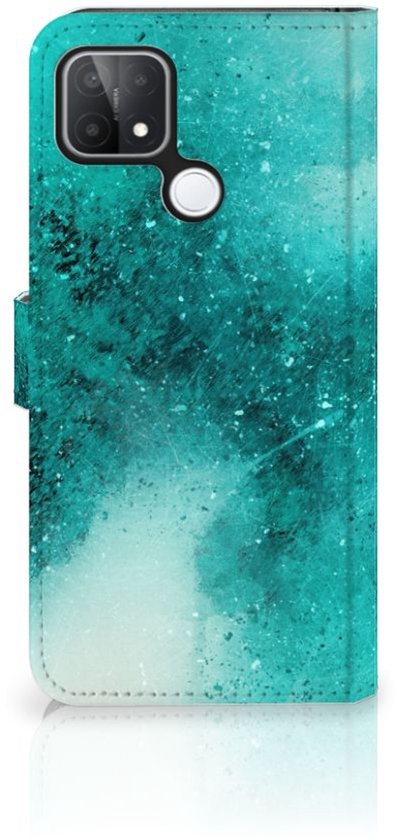 Coque pour téléphone portable OPPO A15 Coque photo peinture Blue