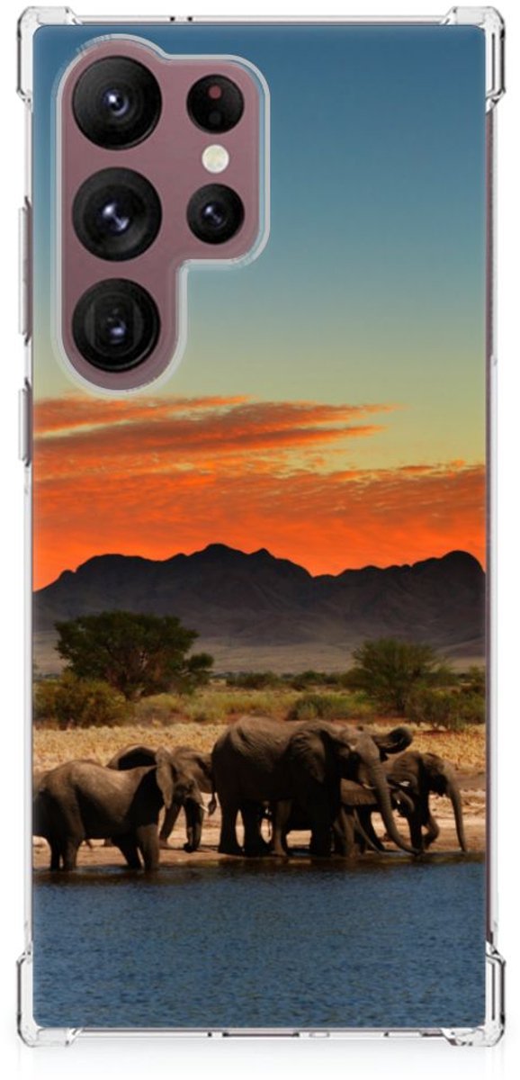 Samsung Galaxy S23 Ultra Case Anti-shock Olifanten