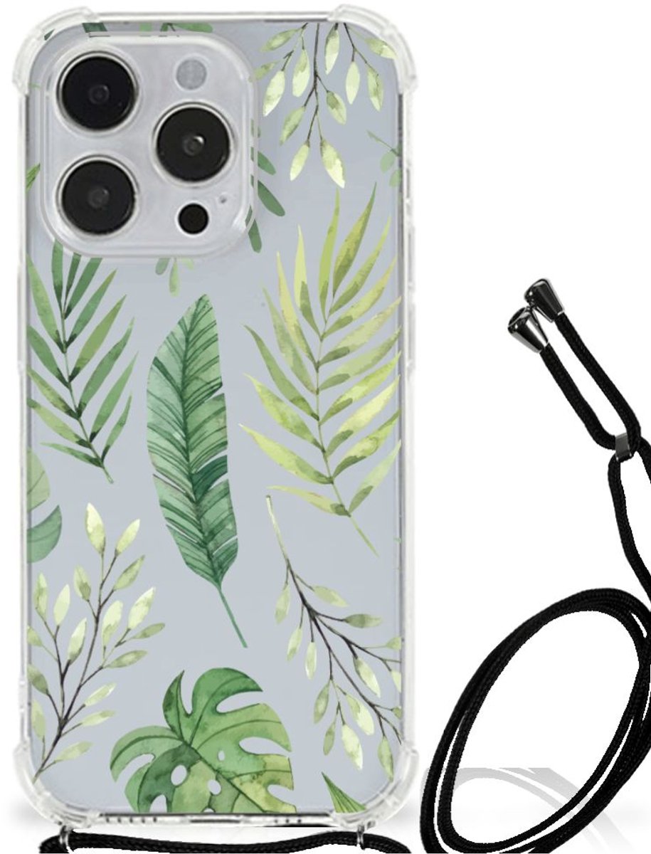 Back Cover voor iPhone 14 Pro Max Case Leaves