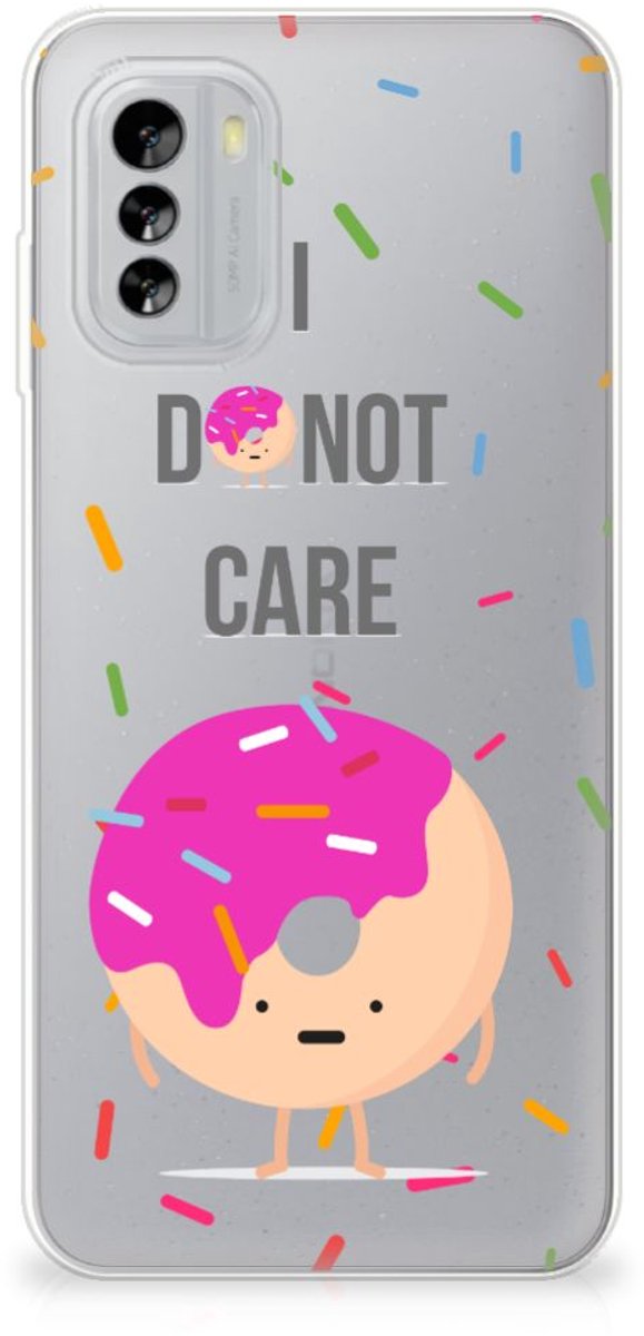 Nokia G60 Siliconen Case Donut Roze