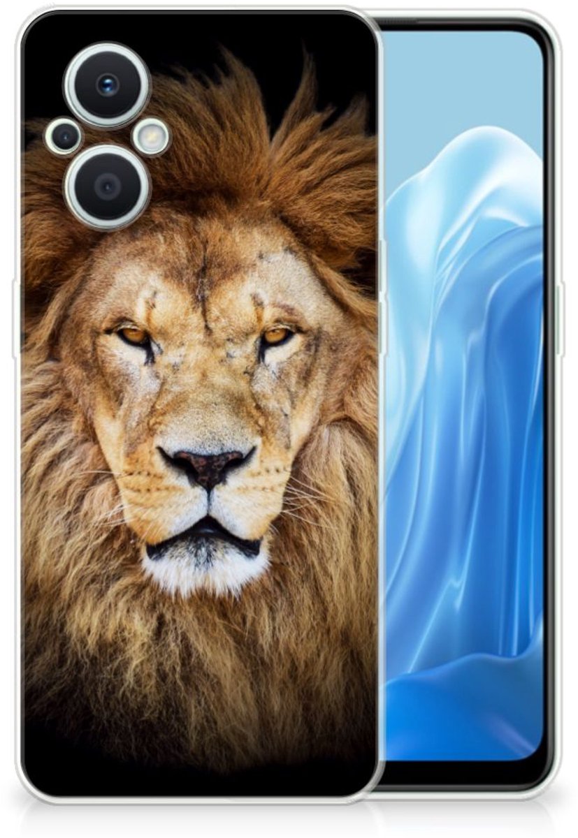 OPPO Reno8 Lite TPU Hoesje Leeuw