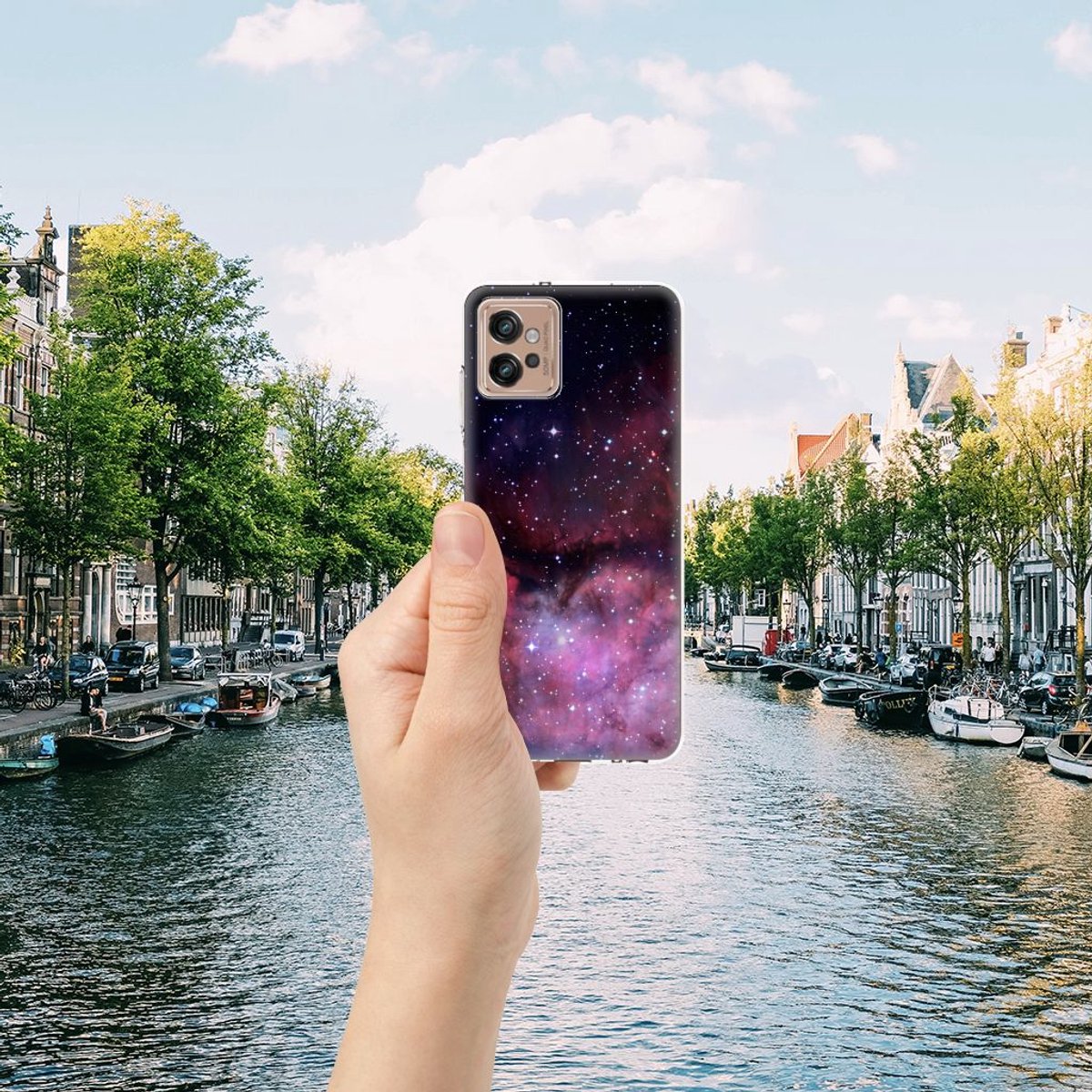 TPU Hoesje voor Motorola Moto G32 Galaxy