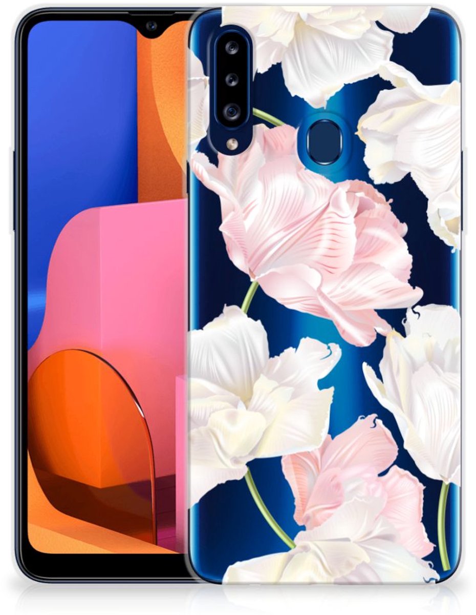 Samsung Galaxy A20s TPU Case Lovely Flowers