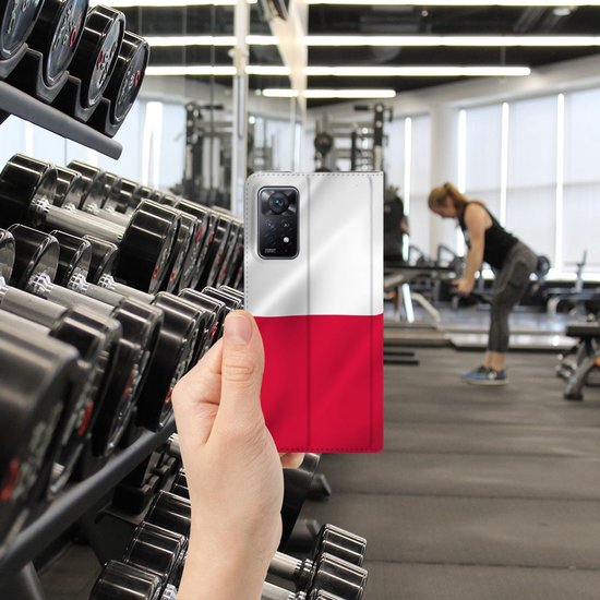 Coque de téléphone avec nom Xiaomi Redmi Note 11 Pro Coque Smartphone Drapeau polonais