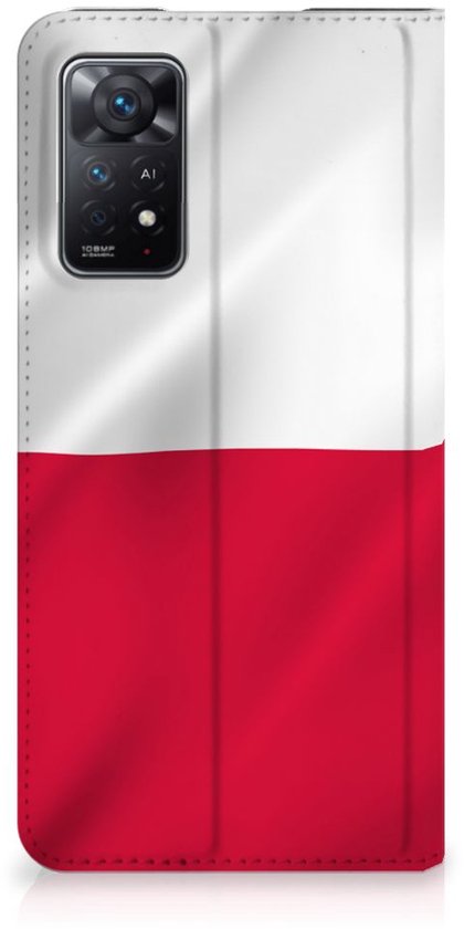 Coque de téléphone avec nom Xiaomi Redmi Note 11 Pro Coque Smartphone Drapeau polonais