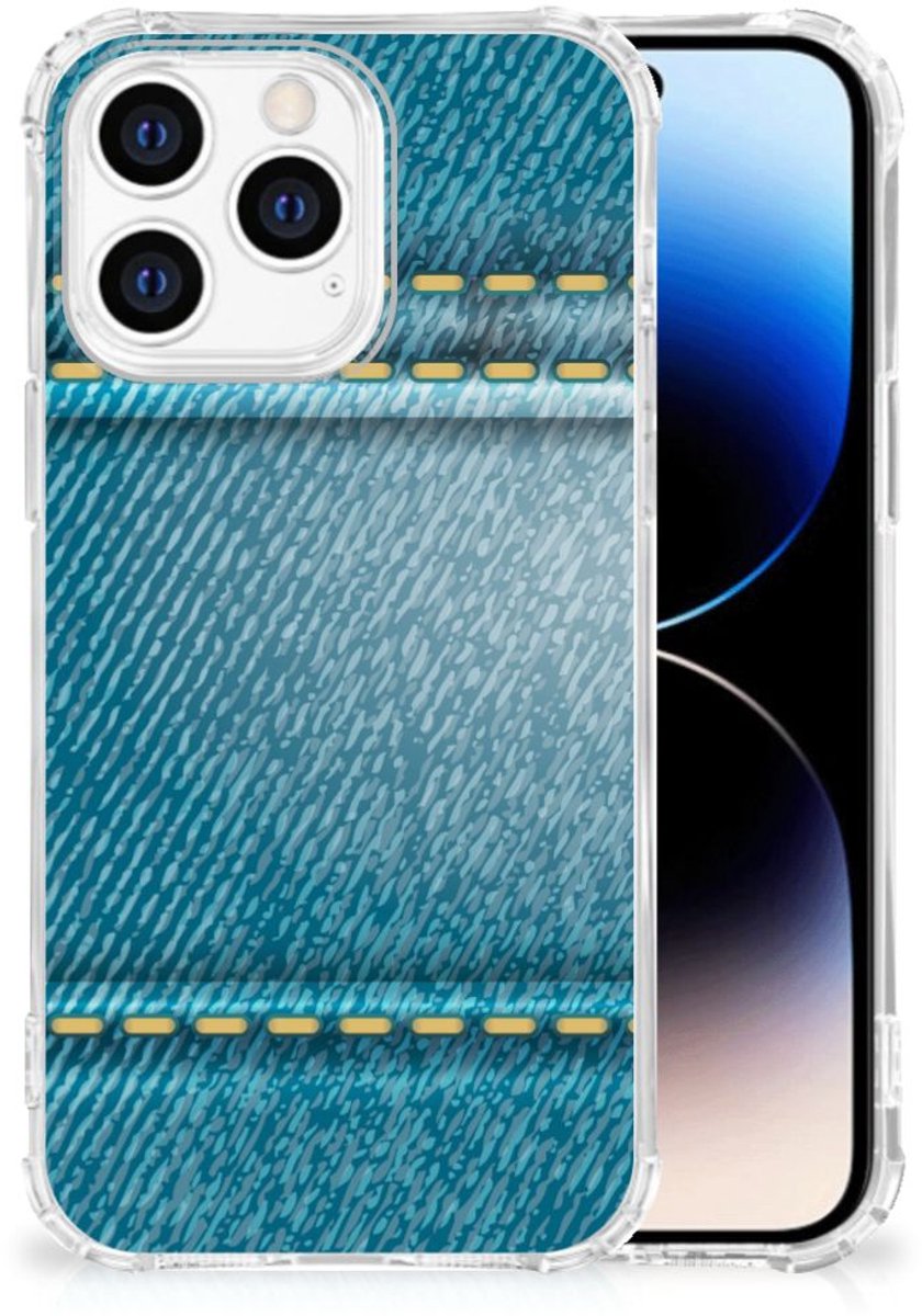 iPhone 14 Pro Anti Shock Bumper Case Jeans