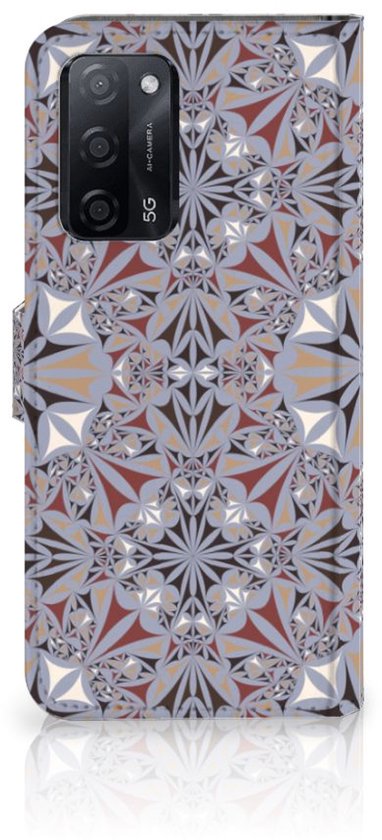 Coque Téléphone OPPO A16 | A16s Case Cover pour Carreaux Fleur