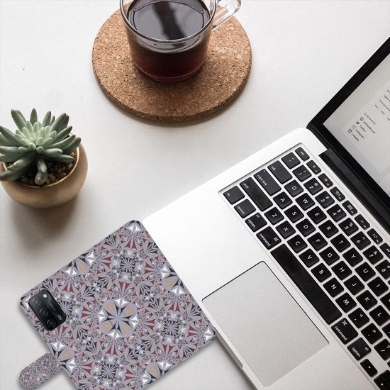 Coque Téléphone OPPO A16 | A16s Case Cover pour Carreaux Fleur