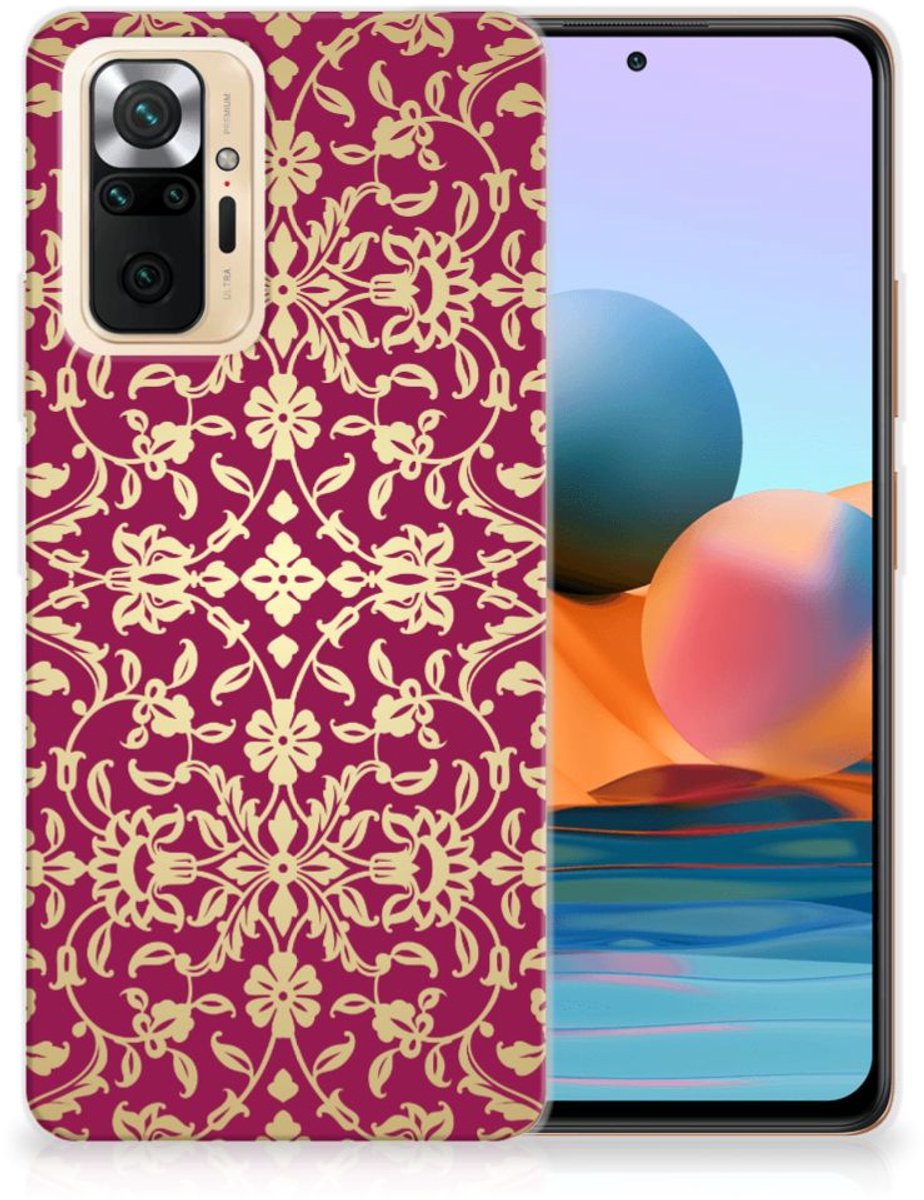 Siliconen Hoesje Xiaomi Redmi Note 10 Pro Barok Pink