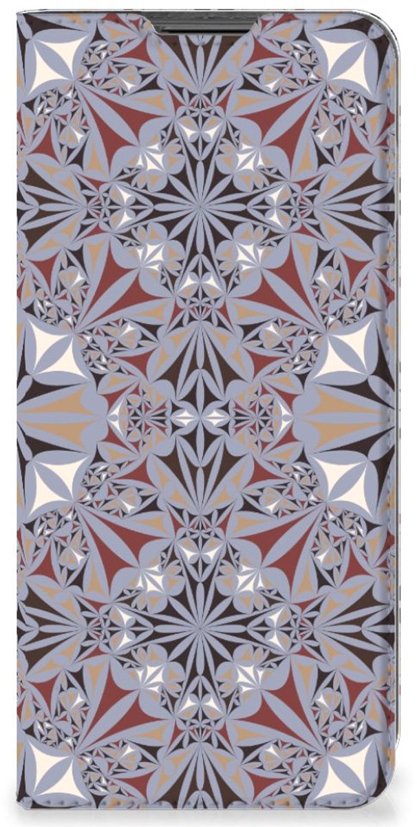 Standcase Hoesje voor Motorola Moto G22 Standcase Flower Tiles