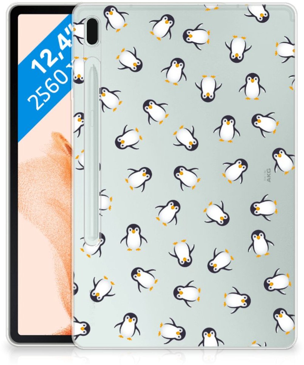 Hippe Hoes voor Samsung Galaxy Tab S7FE Pinguïn