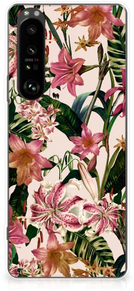 TPU Hoesje voor Sony Xperia 1 III TPU Case Flowers