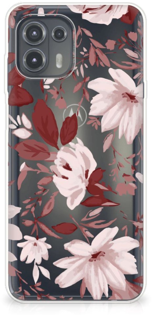 Hoesje maken Motorola Edge 20 Lite Watercolor Flowers