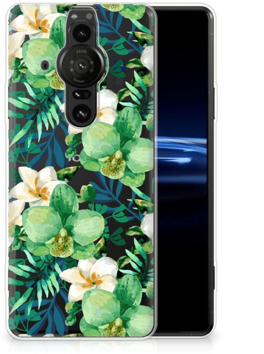 Sony Xperia Pro-I TPU Case Orchidee Groen