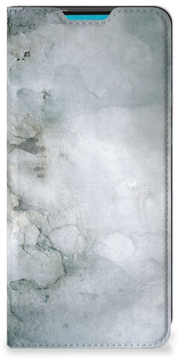 Bookcase Samsung Galaxy A73 Painting Grey
