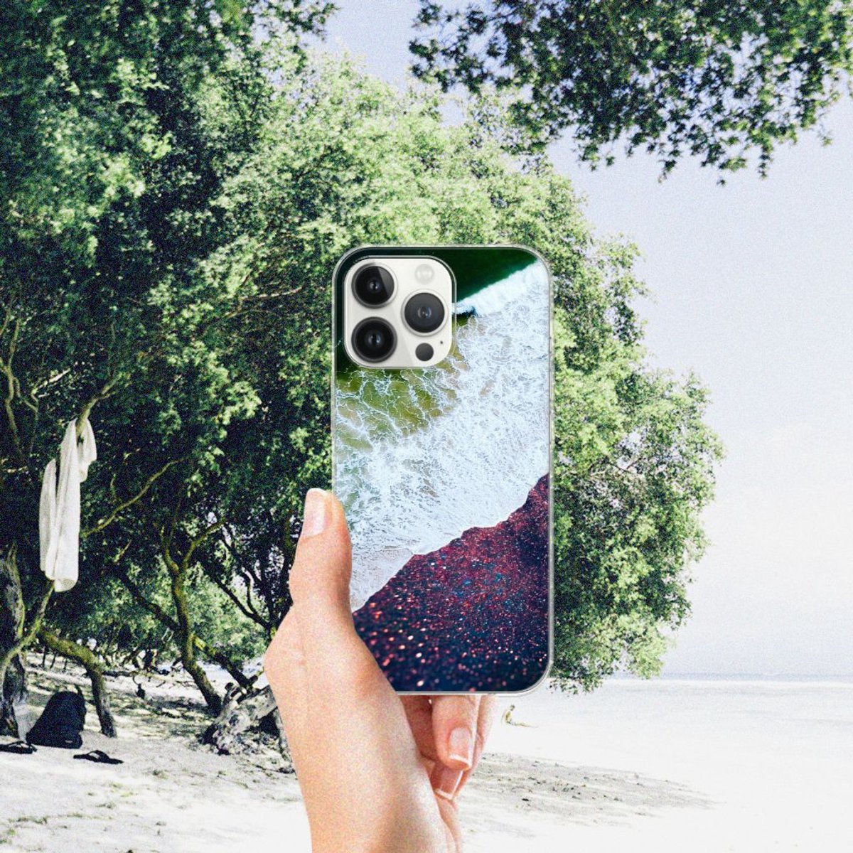 iPhone 13 Pro Max TPU Hoesje Sea in Space