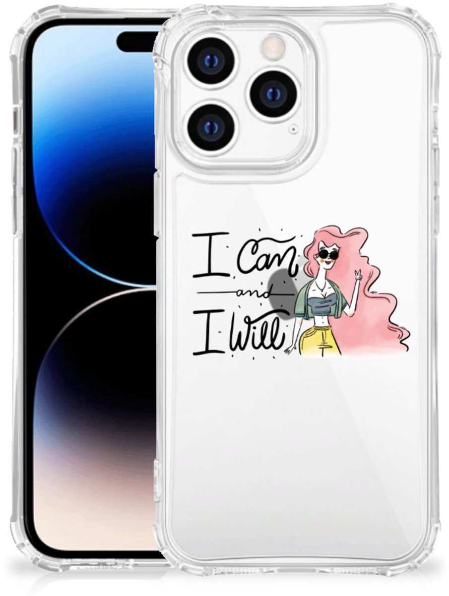 Apple iPhone 14 Pro Max Stevig Bumper Hoesje i Can