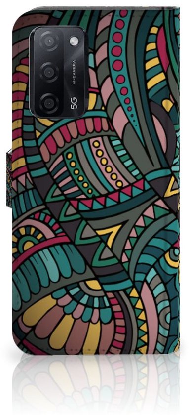 Étui pour téléphone portable OPPO A16/A16s | Etui à Rabat OPPO A54s Aztèque