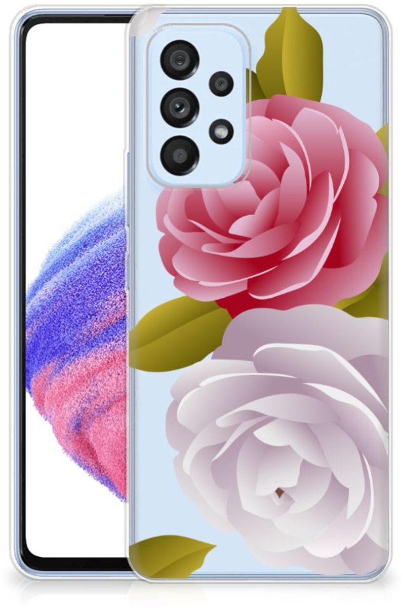 Samsung Galaxy A53 5G TPU Case Roses