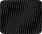 Kattenbakmat - Grit Opvanger - 40 x 50 cm - Waterdicht - Kattenmat Met Filter - Kattenbak Accessoires - Kat Benodigheden - Cat Litter Mat - Dubbele Laag - Zwart