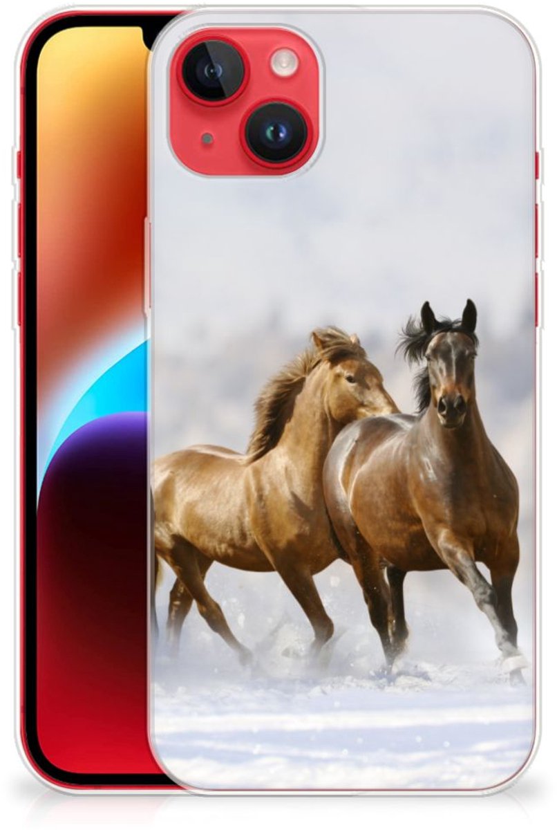 iPhone 14 Plus TPU Hoesje Paarden
