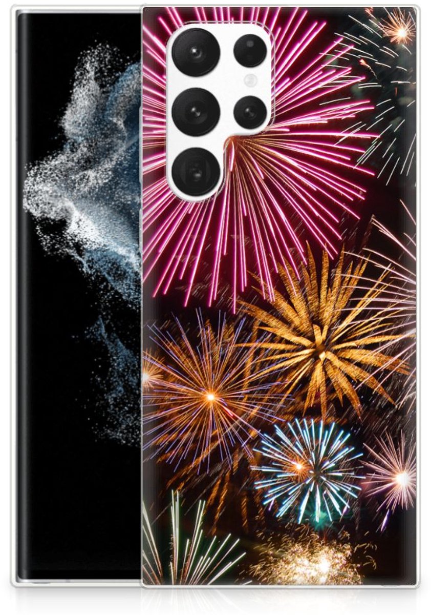 Samsung Galaxy S22 Ultra Silicone Back Cover Vuurwerk