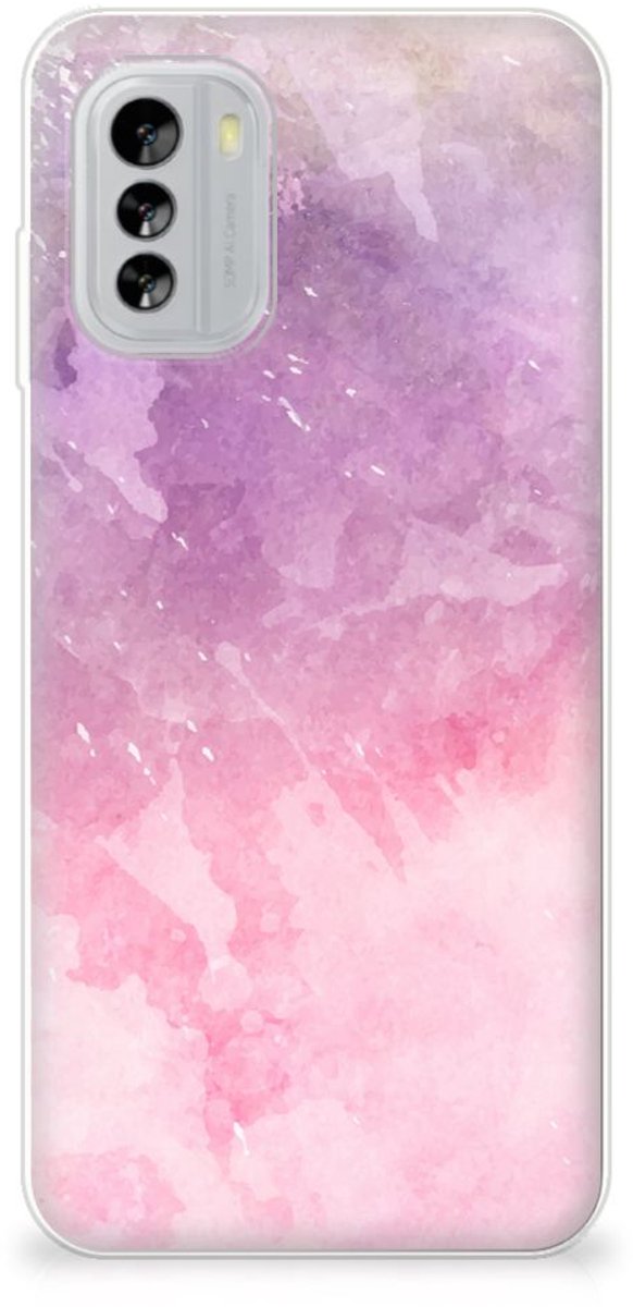 Hoesje maken Nokia G60 Pink Purple Paint