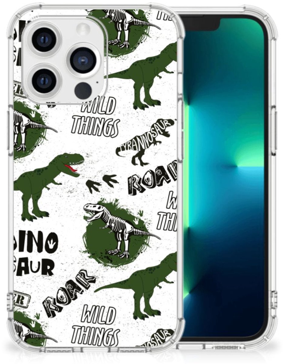Case Anti-shock voor Apple iPhone 13 Pro Dinosaurus