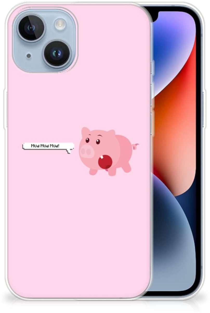 Apple iPhone 14 Telefoonhoesje met Naam Pig Mud