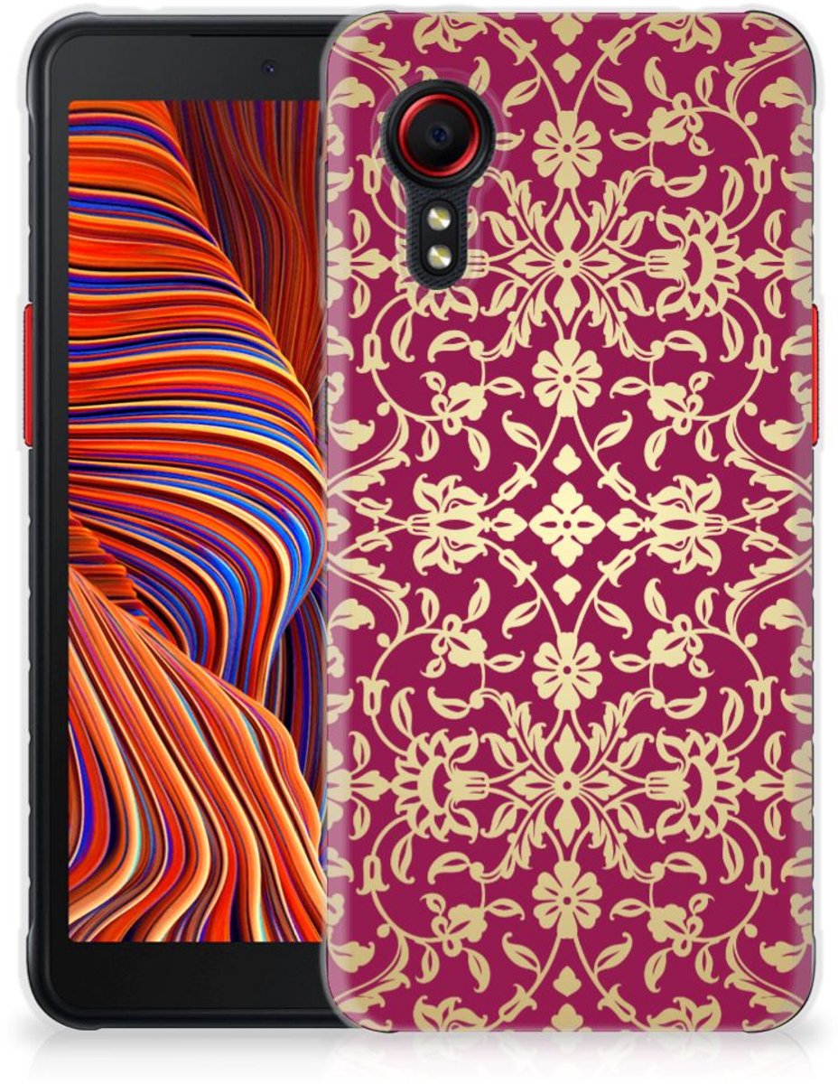 Siliconen Hoesje Samsung Galaxy Xcover 5 Barok Pink