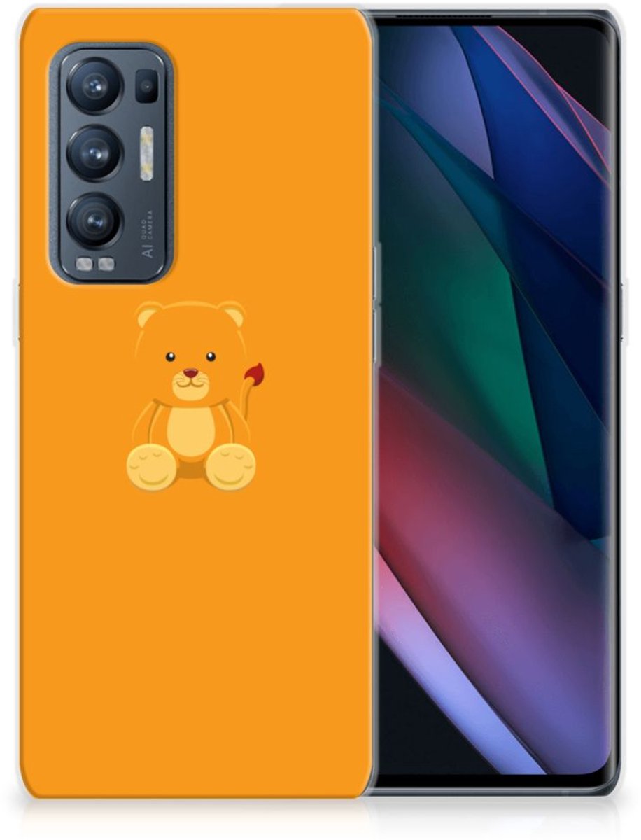 OPPO Find X3 Neo Telefoonhoesje met Naam Baby Beer